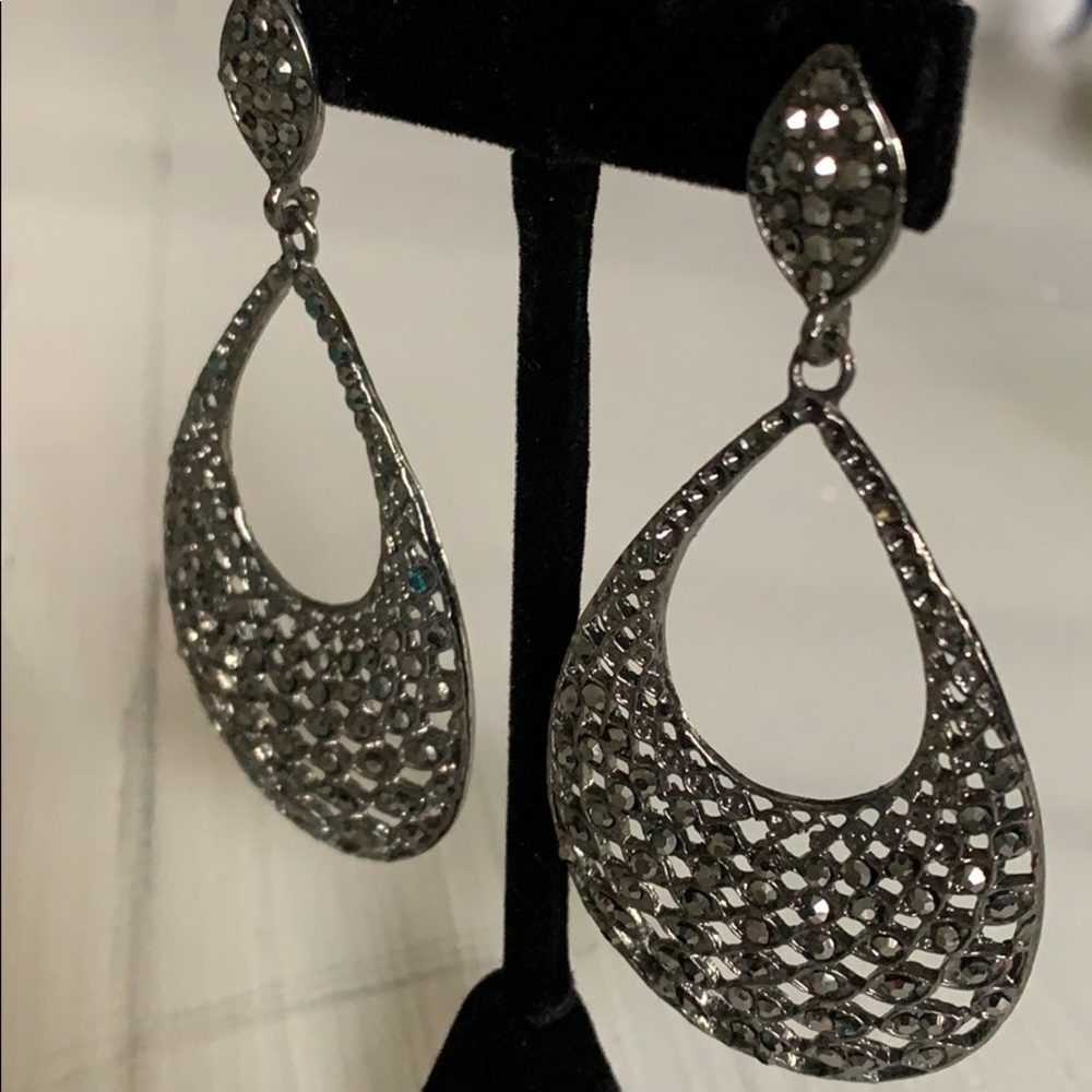 Gunmetal earrings that will transform any outfit